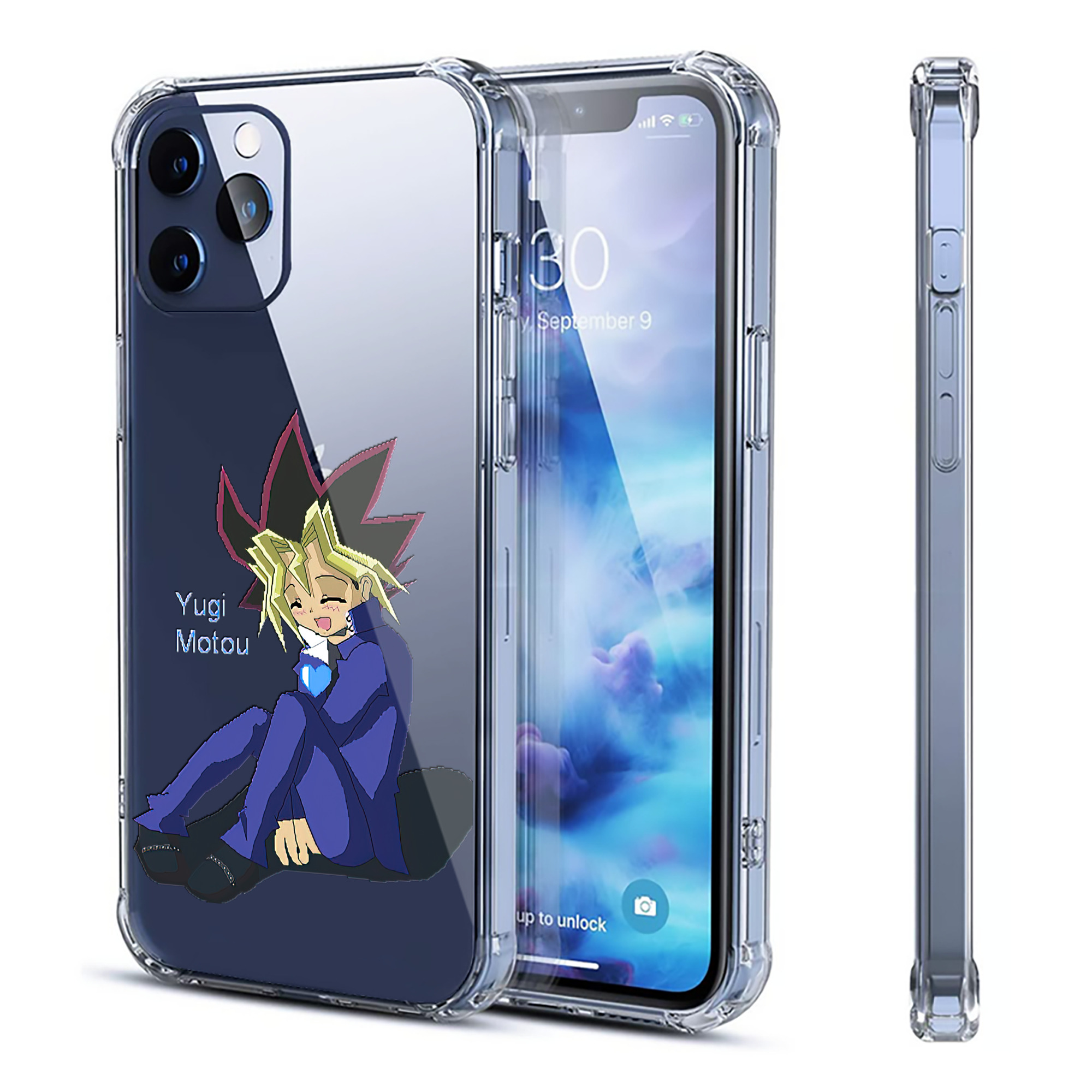 （画像用） 遊☆戯☆王 Yu-Gi-Oh! 【iPhone 12シリーズ対応】透明スマホケース（クリアソフトケース）